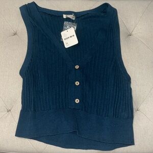 Free People Blue Tank NWT - image 1